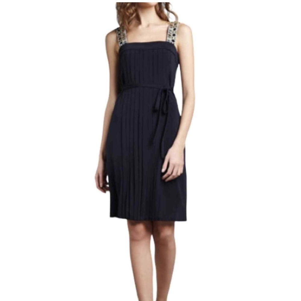 Tory Burch Navy Dress with details straps